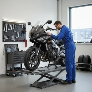 Motorcykelreparation