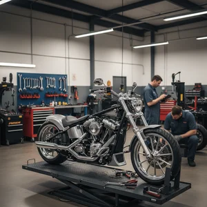 Mótorhjólaviðgerðir